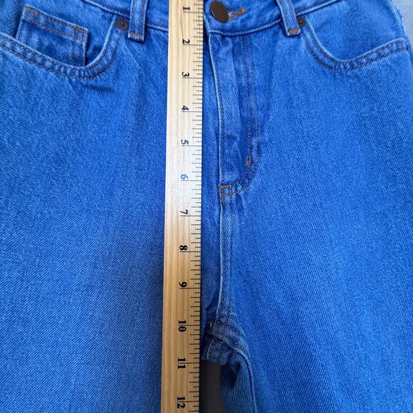 COS Jeans Womens sz 26 Blue Straight Preppy Fall Winter - Picture 7 of 10